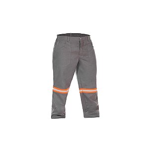 Calça Antichama Cinza com Faixa Maicol CA44109
