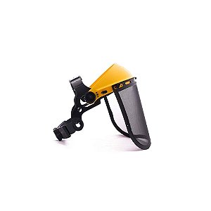 Protetor Facial com catraca Viseira Tela de Metal Camper