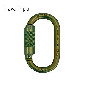 Mosquetão Trava Tripla Carbografite CG644