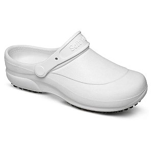 Sapato Tipo Babuche de EVA com Solado Antiderrapante Branco BB60 Soft Works CA 27921 -
