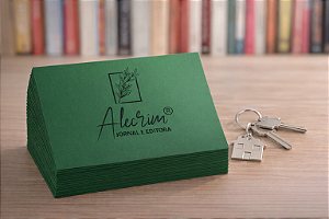 Cartão de Visitas - Cartão de Visitas 4/0 (impressão só na frente) 9X5 cm Papel couchê 250gr - 1000 cartões