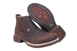 Botina Feminina Star Bordada Raça Boots