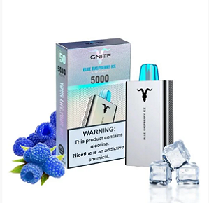 IGNITE V50 - Blue Raspberry Ice - Pod Descartável 5000 puffs