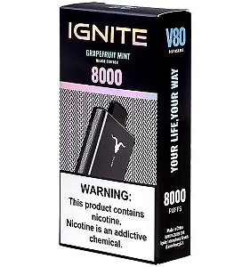 IGNITE V80 - Grape Fruit Mint - Pod Descartável 8000 puffs