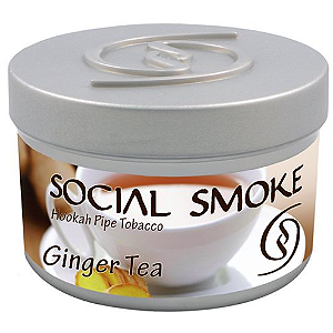 Essência Social Smoke - Ginger Tea 100g - Chá de Gengibre Picante e Equilibrado