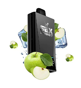 Sex Addict 28.000 Puffs – Green Apple - Maça Verde