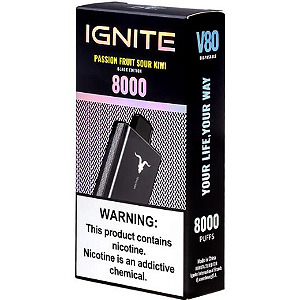 Ignite V80 – Passion Fruit Sour Kiwi - Maracujá Kiwi 8000 puff
