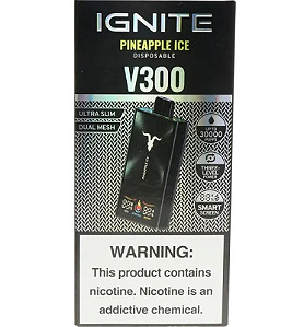 Ignite V300 – Pineapple Ice | Sabor Refrescante com Alta Performance