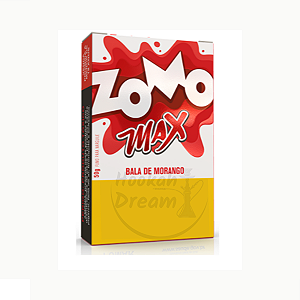 Essência Zomo Max Bala de Morango 50 g – Doçura Irresistível com Toque Refrescante