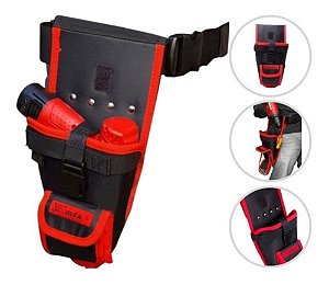 Bolsa De Carpinteiro Para Parafusadeira E Porta Bits