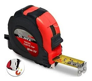 Trena Emborrachada 10m X 25mm Com Ponta Magnética