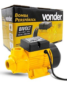 Bomba Periférica Monofásica Bivolt 1/2cv Bpv375