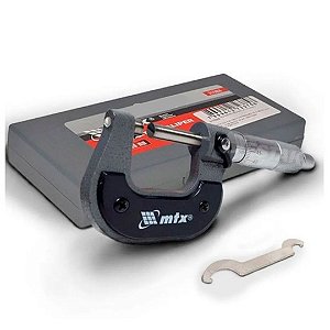 Micrometro Mecânico 0 A 25 Mm Medição Alta Precisão E Estojo
