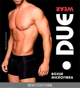 Cueca Boxer Microfibra sem Costura