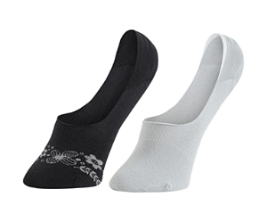 Meia Micro Invisível Feminina - 1 kit com 2 pares sortidos