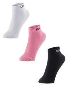 Meia Soquete Pró Feminina - 1 kit com 2 pares sortidos