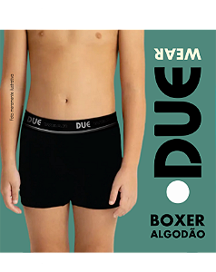 Cueca Boxer Juvenil em Cotton