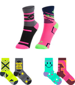 Meia Corrida Academia Feminina - kit com 2 pares