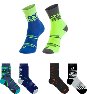 Meia Corrida Academia Masculina - kit com 2 pares