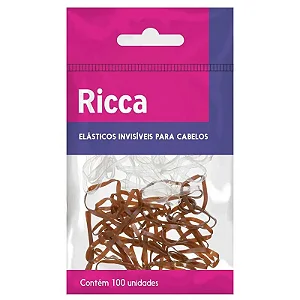 Elásticos Invisíveis para Cabelo c/ 100und - Ricca