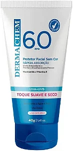 Protetor Solar Facial 60 FPS 40g - Dermachem