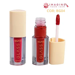 Batom Líquido Velvety Glass - Ruby Rose