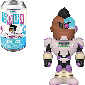 Funko Soda Ciborgue - A Noite vai Brilhar - Jovens Titãs em Ação