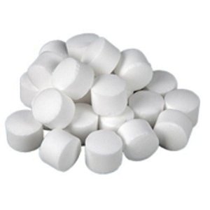 Sal em pastilha - Cloreto de sodio sem iodo para regeneracao de resina troca ionica - saco 1 kg