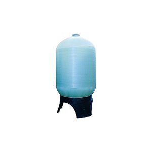 Tanque em PRFV 63X86 - Natural, Diam. 63" e 86" Alt., Abertura Sup. e Inf. 6,0" Flange - Polegadas-Tripod