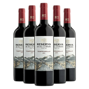 Kit Reserva de Los Andes Tempranillo (5 unidades)