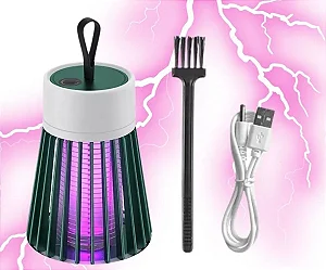 Luminária Repelente Mata Mosquito Led Uv Elétrico Pernilongo Insetos 110v/220v