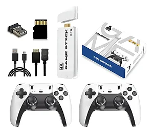 Adaptador Video Game M15 4K Jogos Retrô 2 Controles Stick Tv 20.000 Jogos