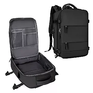 Mochila De Viagem Estilo Executivo , Unissex, Com USB, Grande Capacidade , Adequada Para Notebooks