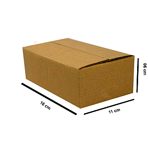 CAIXA DE PAPELÃO PARA ENVIO 16X11X6