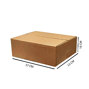 CAIXA DE PAPELÃO PARA ENVIO 27X12X10