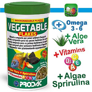 RACAO PRODAC VEGETABLE FLAKES 20G