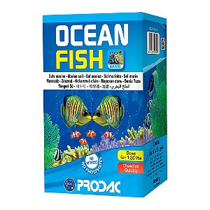 SAL PRODAC OCEAN FISH  4KG 120L - FISH SALT (CAIXA)