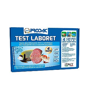 TESTE PRODAC LABORET (NITRITO, GH, KH E PH) - DOCE