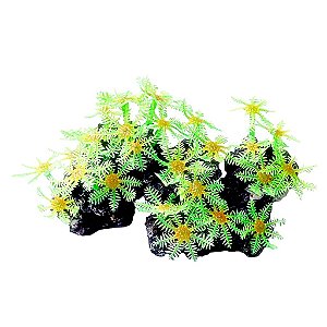 ENFEITE DE RESINA SOMA ROCHA DECO XÊNIA VERDE