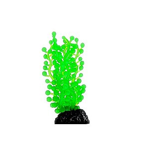 ENFEITE DE SILICONE SOMA ALGA ULVA VERDE