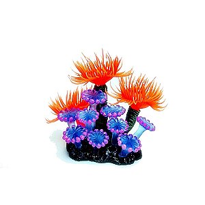 ENFEITE DE SILICONE SOMA CORAL MIX 08 (6 X 5 X 7 CM)
