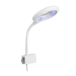 LUMINARIA LED SOMA  C4 BRANCA (4W) LED BRANCO/AZUL AUTOVOLT