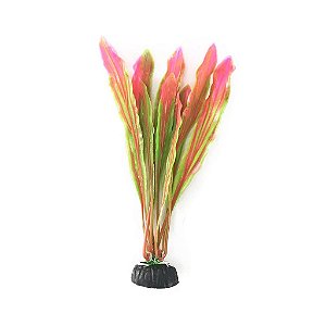PLANTA PLÁSTICA SOMA ECONOMY 20CM ROSA E VERDE (MOD.438)