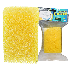 REFIL ESPONJA FILTRANTE AMARELA P/FILTRO BOYU SP/101A/SP102A