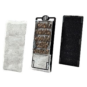 REFIL FILTRO EXT HANG-ON LEECOM - MÍDIA BIOQUÍMICA PACK 2UN