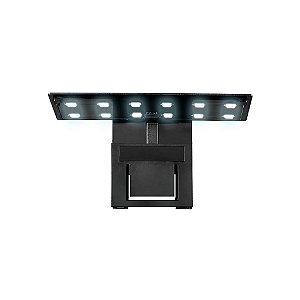 LUMINARIA LED SOMA X3 PRETA (5W) LED BRANCO/VERMELHO 220V