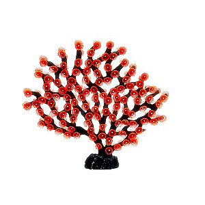 ENFEITE DE SILICONE SOMA INVERT GORGONIA FLORIDA VERMELHA
