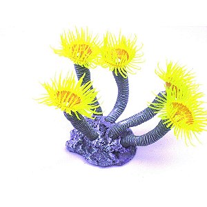 ENFEITE DE SILICONE SOMA INVERT CERIANTHUS AMARELO 02