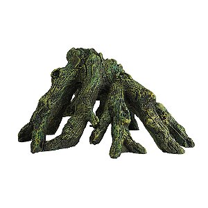 ENFEITE DE RESINA SOMA TRONCO RAIZ 05 (20,5 X 16,8 X 12 CM)