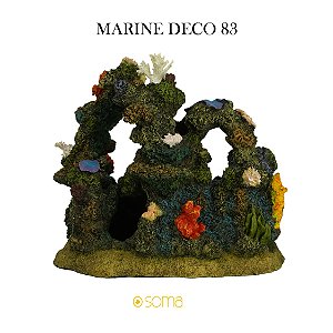 ENFEITE DE RESINA SOMA ROCHA MARINE DECO  83